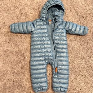 NEW Primary Baby Lightweight puffer suit 12-18M